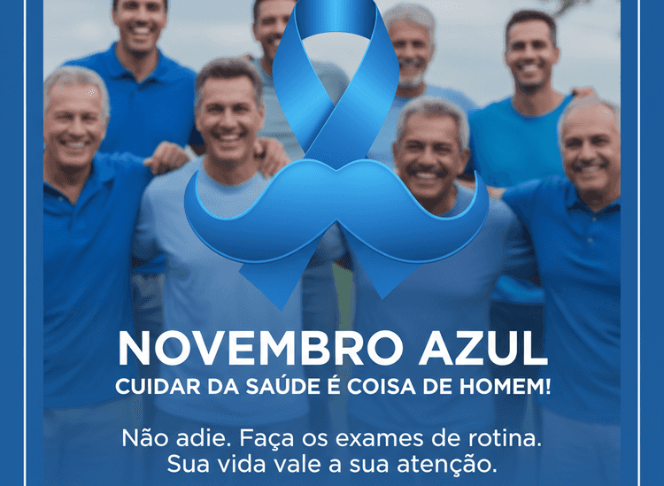 Imagem Novembro Azul - Saúde levada a sério